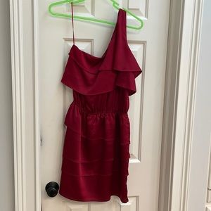 Red one shoulder Gianni Bini size small dress